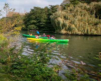 Canoë cayak au Val d'Andé, sur la Seine dans l'Eure